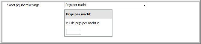 Prijs per nacht