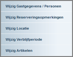 Wijzig gegegvens